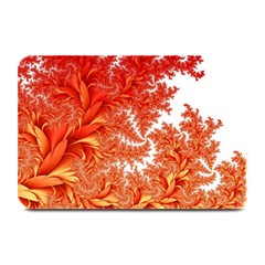 Flora Flowers Background Leaf Plate Mats by Pakrebo