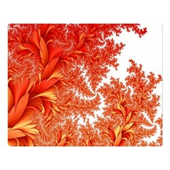 Flora Flowers Background Leaf Double Sided Flano Blanket (large)  by Pakrebo