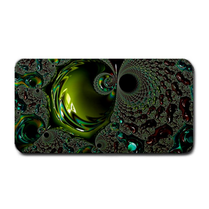 Fractal Intensive Green Olive Medium Bar Mats