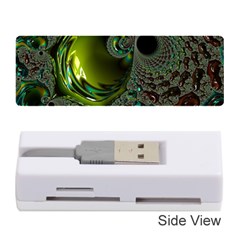 Fractal Intensive Green Olive Memory Card Reader (stick) by Pakrebo