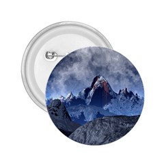 Mountains Moon Earth Space 2 25  Buttons by Pakrebo