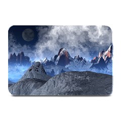 Mountains Moon Earth Space Plate Mats by Pakrebo