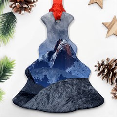 Mountains Moon Earth Space Ornament (christmas Tree)  by Pakrebo