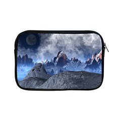 Mountains Moon Earth Space Apple Ipad Mini Zipper Cases by Pakrebo