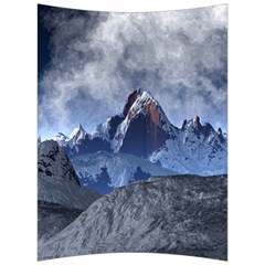 Mountains Moon Earth Space Back Support Cushion by Pakrebo