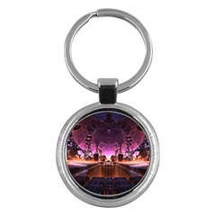 Fractal Mandelbulb 3d Key Chains (round)  by Pakrebo