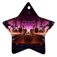 Fractal Mandelbulb 3d Star Ornament (two Sides) by Pakrebo