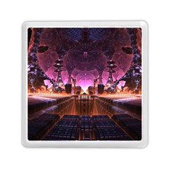 Fractal Mandelbulb 3d Memory Card Reader (square) by Pakrebo