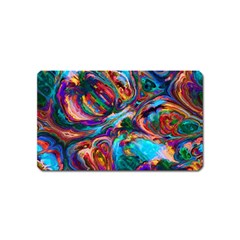 Seamless Abstract Colorful Tile Magnet (name Card) by Pakrebo