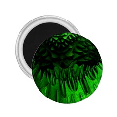 Fractal Rendering Background Green 2 25  Magnets by Pakrebo