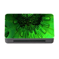 Fractal Rendering Background Green Memory Card Reader With Cf by Pakrebo