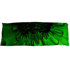 Fractal Rendering Background Green Body Pillow Case Dakimakura (two Sides) by Pakrebo