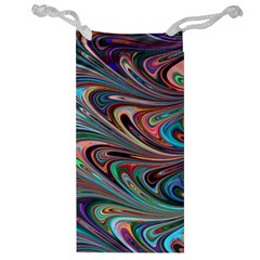 Seamless Abstract Marble Colorful Jewelry Bag by Pakrebo