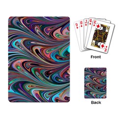 Seamless Abstract Marble Colorful Playing Cards Single Design by Pakrebo