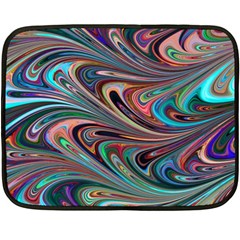 Seamless Abstract Marble Colorful Fleece Blanket (mini) by Pakrebo