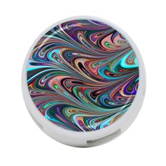 Seamless Abstract Marble Colorful 4-port Usb Hub (two Sides) by Pakrebo