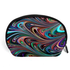 Seamless Abstract Marble Colorful Accessory Pouch (large) by Pakrebo