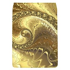 Fractal Golden Background Aesthetic Removable Flap Cover (s) by Pakrebo