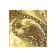 Fractal Golden Background Aesthetic Satin Bandana Scarf by Pakrebo