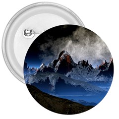 Mountains Moon Earth Space 3  Buttons by Pakrebo