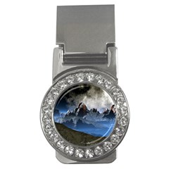 Mountains Moon Earth Space Money Clips (cz)  by Pakrebo