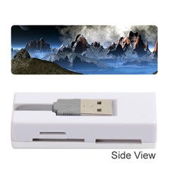 Mountains Moon Earth Space Memory Card Reader (stick) by Pakrebo