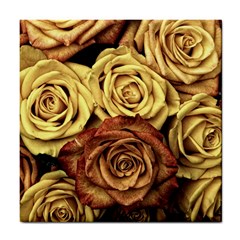 Roses Flowers Love Red Plant Tile Coasters by Pakrebo