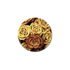 Roses Flowers Love Red Plant Golf Ball Marker by Pakrebo