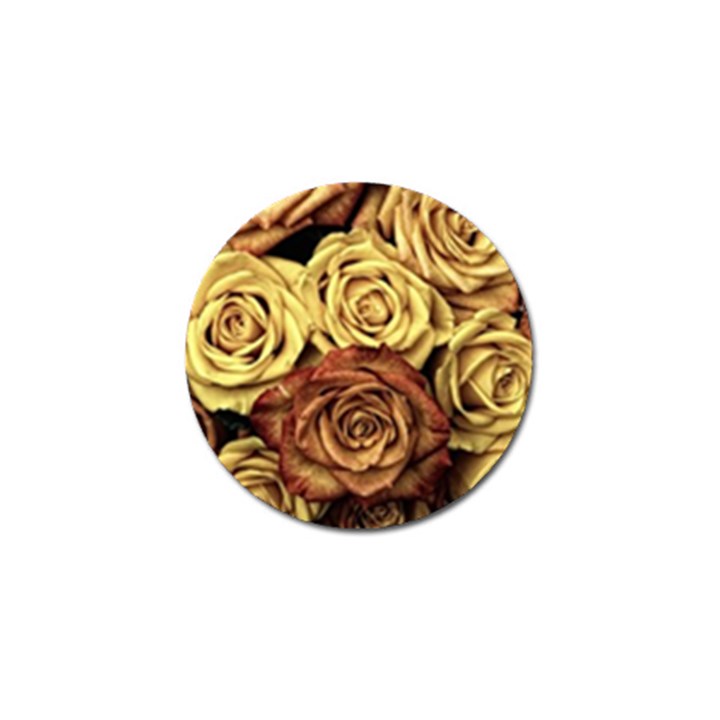 Roses Flowers Love Red Plant Golf Ball Marker