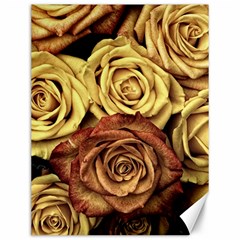 Roses Flowers Love Red Plant Canvas 12  X 16  by Pakrebo