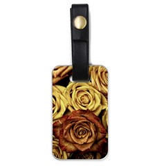 Roses Flowers Love Red Plant Luggage Tags (one Side)  by Pakrebo