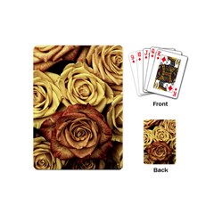 Roses Flowers Love Red Plant Playing Cards (mini)