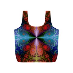 Fractal Fractal Background Design Full Print Recycle Bag (s) by Pakrebo