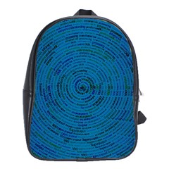 Big Data Information Data School Bag (xl) by Pakrebo