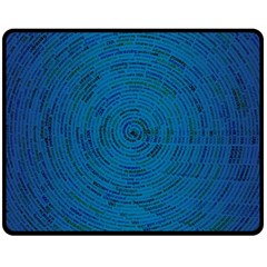 Big Data Information Data Double Sided Fleece Blanket (medium)  by Pakrebo