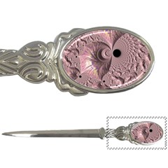 Fractal Tender Rose Cream Letter Opener by Pakrebo