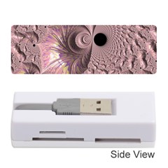 Fractal Tender Rose Cream Memory Card Reader (stick) by Pakrebo