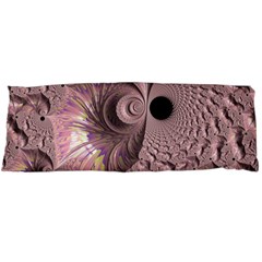 Fractal Tender Rose Cream Body Pillow Case (dakimakura) by Pakrebo