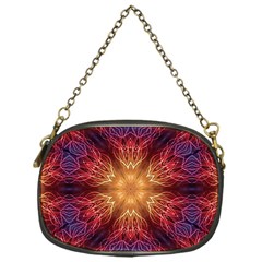 Fractal Abstract Artistic Chain Purse (one Side) by Pakrebo