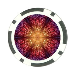 Fractal Abstract Artistic Poker Chip Card Guard (10 Pack) by Pakrebo