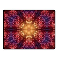 Fractal Abstract Artistic Double Sided Fleece Blanket (small)  by Pakrebo