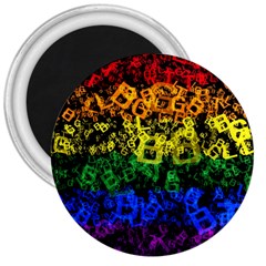 Lgbt Pride Rainbow Gay Lesbian 3  Magnets by Pakrebo