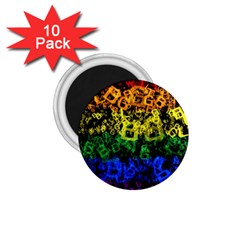 Lgbt Pride Rainbow Gay Lesbian 1 75  Magnets (10 Pack)  by Pakrebo