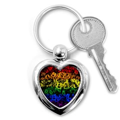 Lgbt Pride Rainbow Gay Lesbian Key Chains (heart)  by Pakrebo