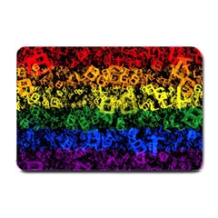 Lgbt Pride Rainbow Gay Lesbian Small Doormat  by Pakrebo