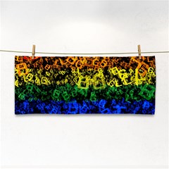 Lgbt Pride Rainbow Gay Lesbian Hand Towel by Pakrebo