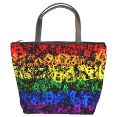 Lgbt Pride Rainbow Gay Lesbian Bucket Bag by Pakrebo