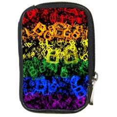 Lgbt Pride Rainbow Gay Lesbian Compact Camera Leather Case by Pakrebo