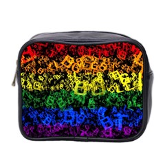 Lgbt Pride Rainbow Gay Lesbian Mini Toiletries Bag (two Sides) by Pakrebo