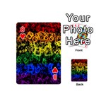 Lgbt Pride Rainbow Gay Lesbian Playing Cards 54 (Mini) Front - Heart8